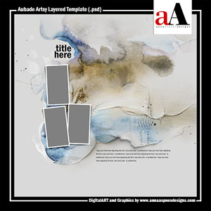 Aubade Artsy Layered Template