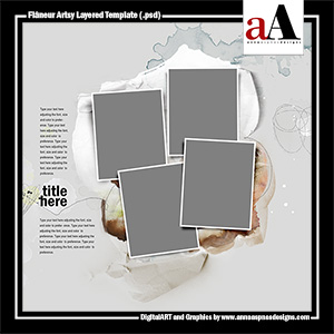 Flaneur Artsy Layered Template