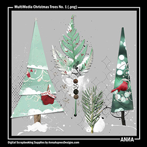 MultiMedia Christmas Trees No. 1