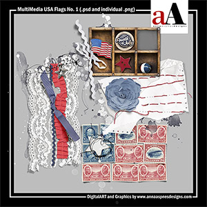 MultiMedia USA Flags No 1