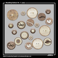 WoodShop Buttons No 1