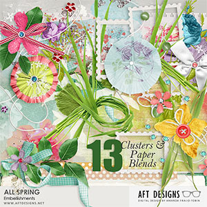 All Spring Embellishment Clusters