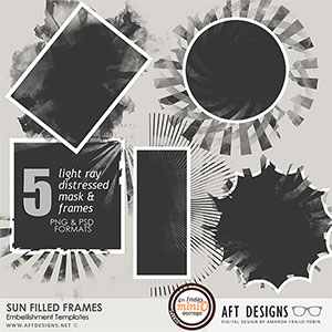 Embellishment Templates - Sun Filled Frames