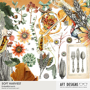 Soft Harvest Embellishments