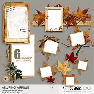 Alluring Autumn Cluster Embellishments
