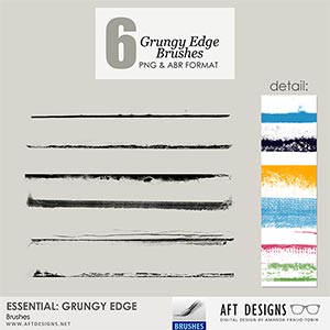 Brush Set: Essential - Grungy Lines