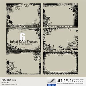 Brush Set: Florid Ink