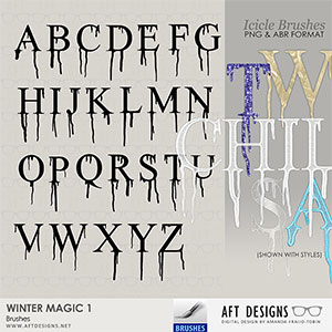 Brush Set: Winter Magic Alpha 1