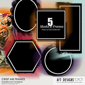 Embellishment Templates - Crisp Air Frames