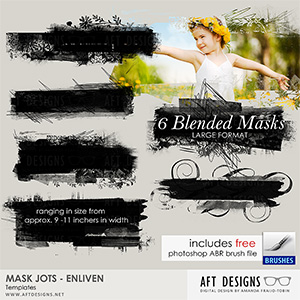 Mask Jots - Enliven Embellishment Templates