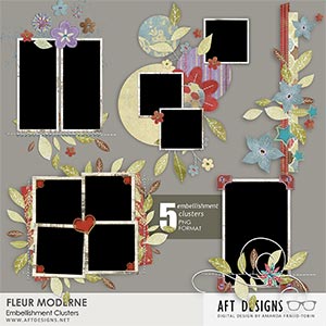 Fleur Moderne Cluster Embellishments