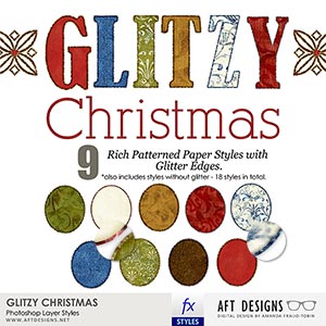 Layer Styles: Glitzy Christmas
