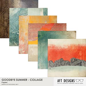 Goodbye Summer - Collage Papers
