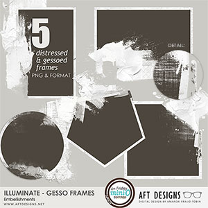 Embellishment Templates - Illuminate Gesso Frames