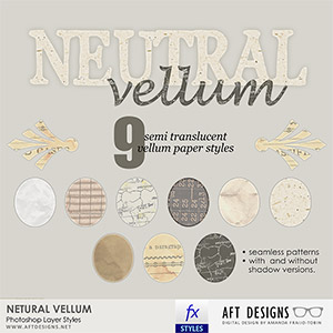 Layer Styles: Neutral Vellum