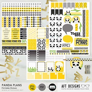 Stickers: Panda Plans