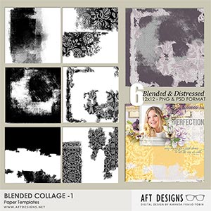 Paper Templates: Blended Collage 1