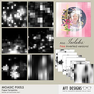 Paper Templates - Mosaic Pixels