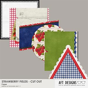 Strawberry Fields - Cut Out Papers 