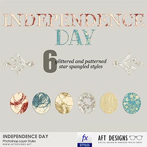 Layer Styles: Independence Day