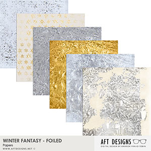 Winter Fantasy - Foiled Paper
