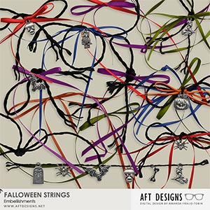 Falloween Embellishmets: Strings n Things