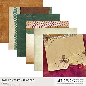 Fall Fantasy Stacked Papers