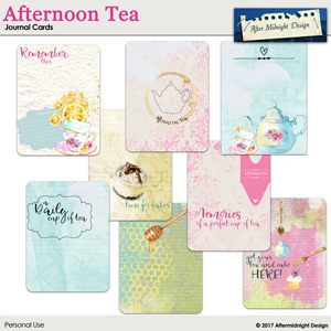 Afternoon Tea Journal Cards