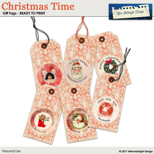 Christmas Time Gift Tags