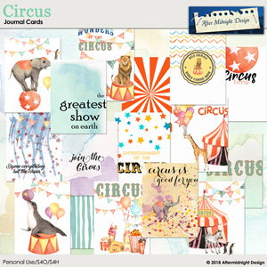 Circus Journal Cards