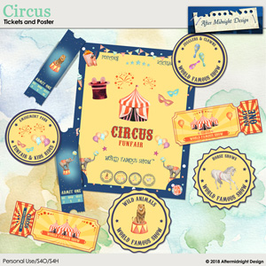 Circus Tickets and Poster