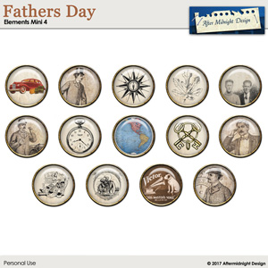 Fathers Day Buttons