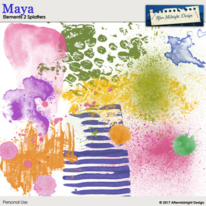 Maya Splatters