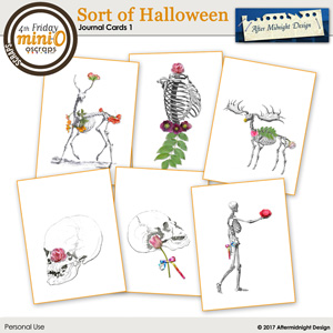 Sort of Halloween Journal Cards 1