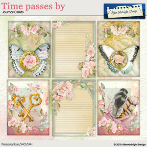 Time Passes by Journal Cards