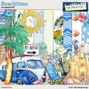 Beachtime Scrapbook kit