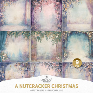A Nutcracker Christmas Artsy Papers III