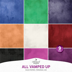 All Vamped Up Solid Papers