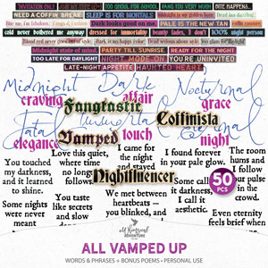 All Vamped Up Words And Phrases