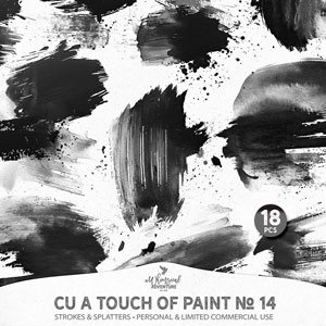 CU A Touch Of Paint No 14 Strokes And Splatters