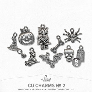 CU Charms No 2 Halloween