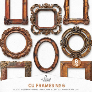CU Frames No 6 Rustic Western Frames
