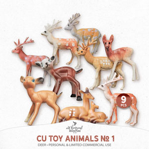 CU Toy Animals No 1 Deer CU Toy Animals No 1 Deer