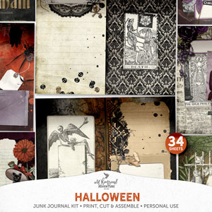 Halloween Junk Journal Kit