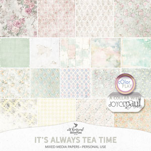 It's Always Tea Time Mixed Media Papers