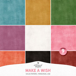 Make A Wish Solid Papers