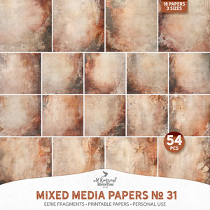 Mixed Media Papers No 31 Eerie Fragments