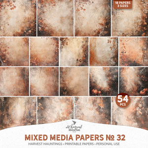 Mixed Media Papers No 32 Harvest Hauntings