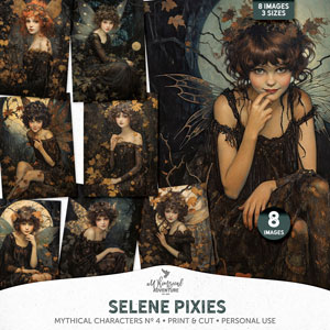Mythical Characters No 4 Selene Pixies