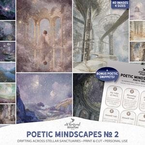 Poetic Mindscapes No 2 Drifting Across Stellar Sanctuaries